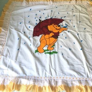 New Winnie the Pooh hand made baby blanket/quilt